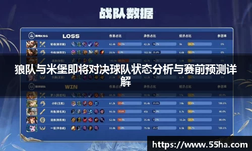 狼队与米堡即将对决球队状态分析与赛前预测详解